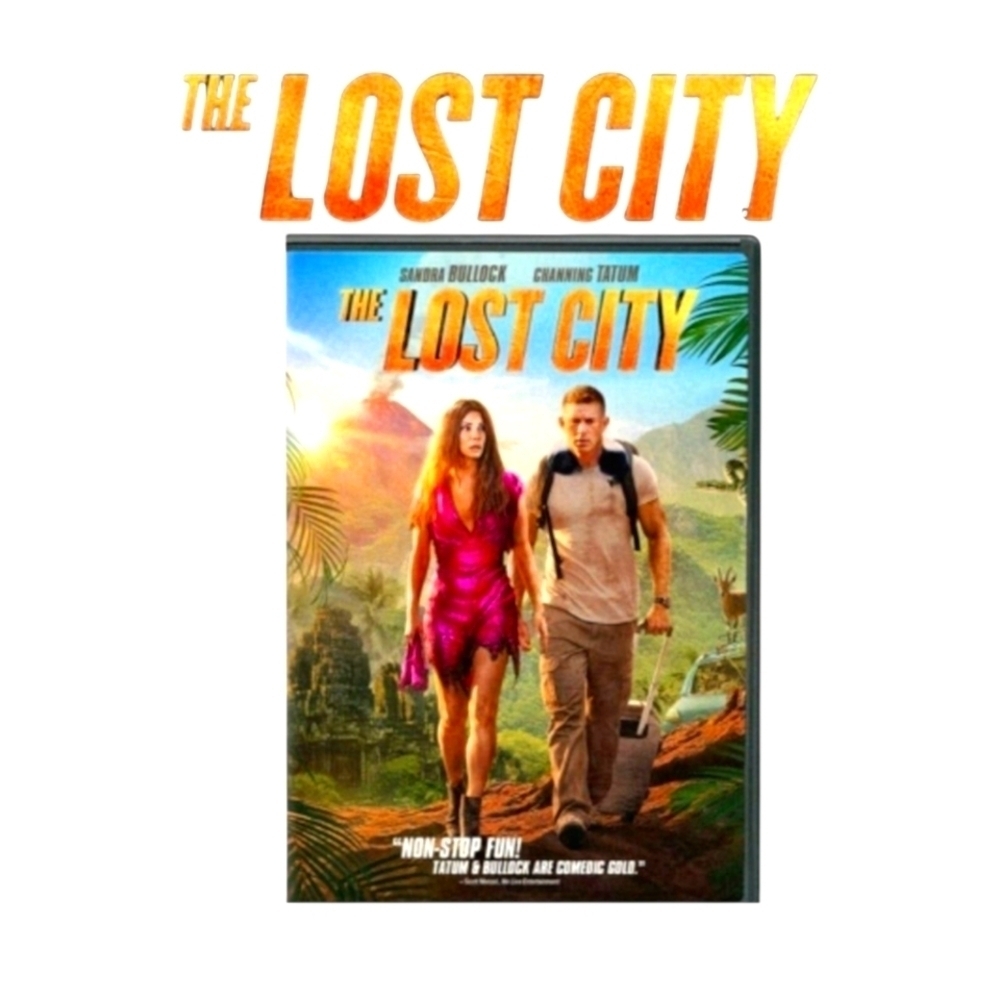 The Lost City DVD 2022 Comedy Movie Sandra Bullock Channing Tatum Daniel Radclif